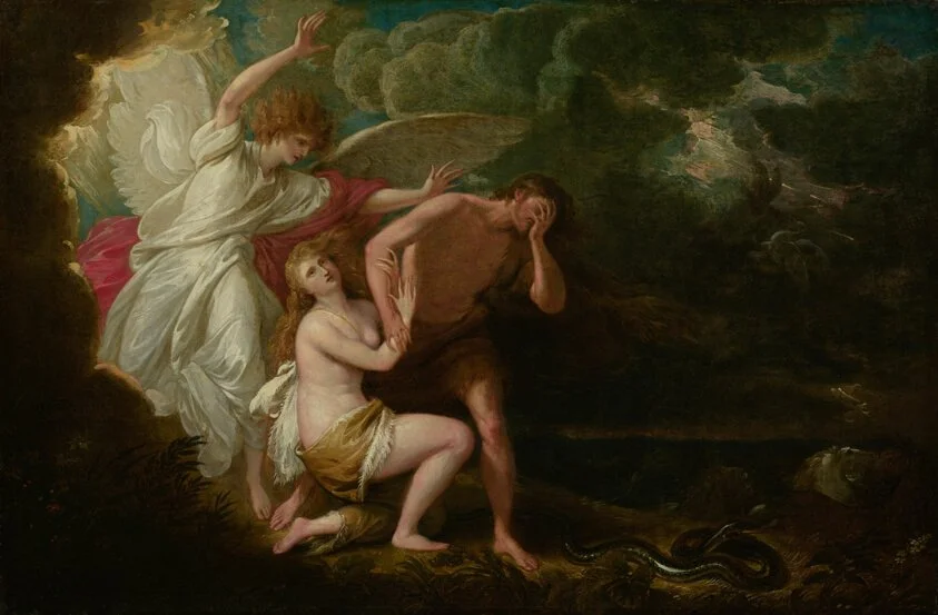 The Expulsion of Adam and Eve from Paradise (1791) by Benjamin West