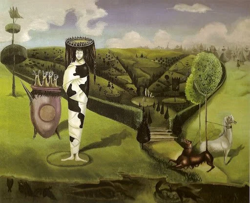 Green Tea (1942) by Leonora Carrington. Oil on canvas.