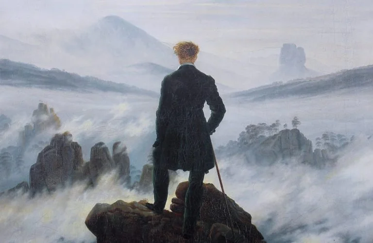 Caspar David Friedrich, The Wanderer Above the Sea of Fog, 1817-1818