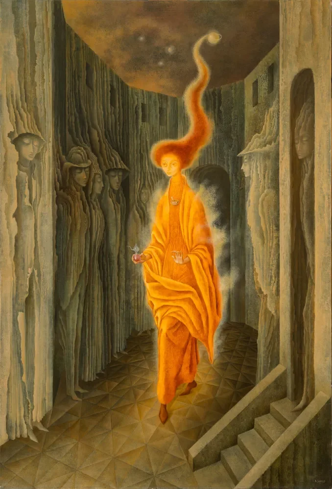 Remedios Varo, La llamada (The Call), 1961.
